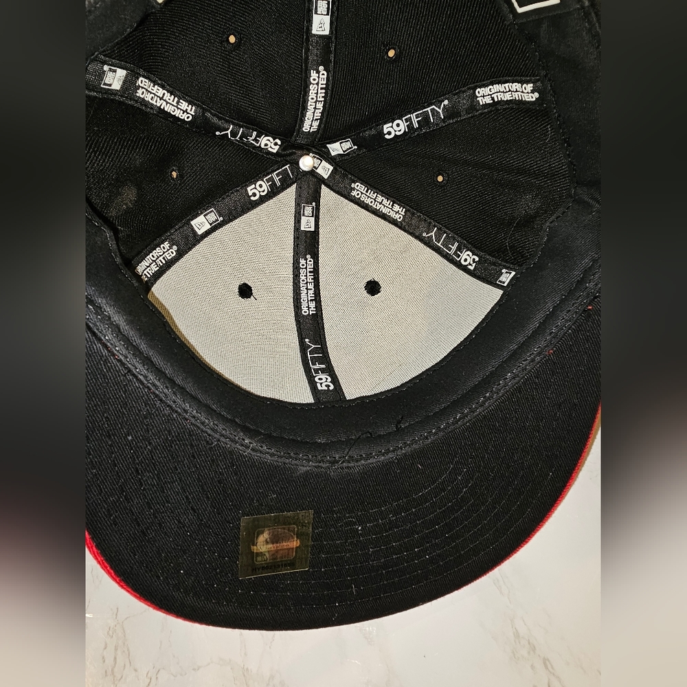 Portland Trailblazers NBA fitted hat 7 3/8 New Era - Picture 6 of 8